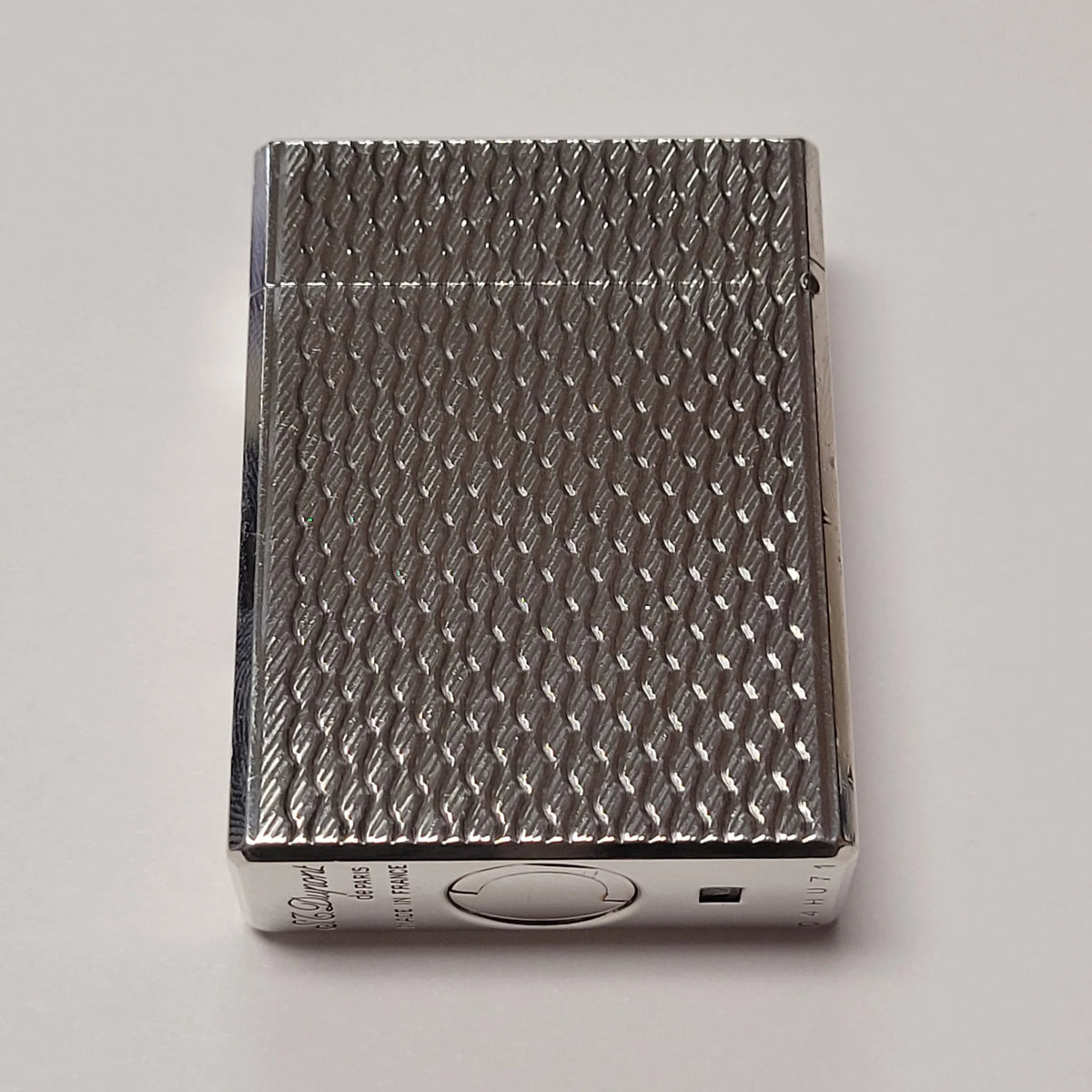 S.T. Dupont Ligne 1 Silver Plated & Wavy Lighter