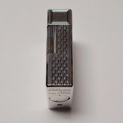 S.T. Dupont Ligne 1 Silver Plated & Wavy Lighter