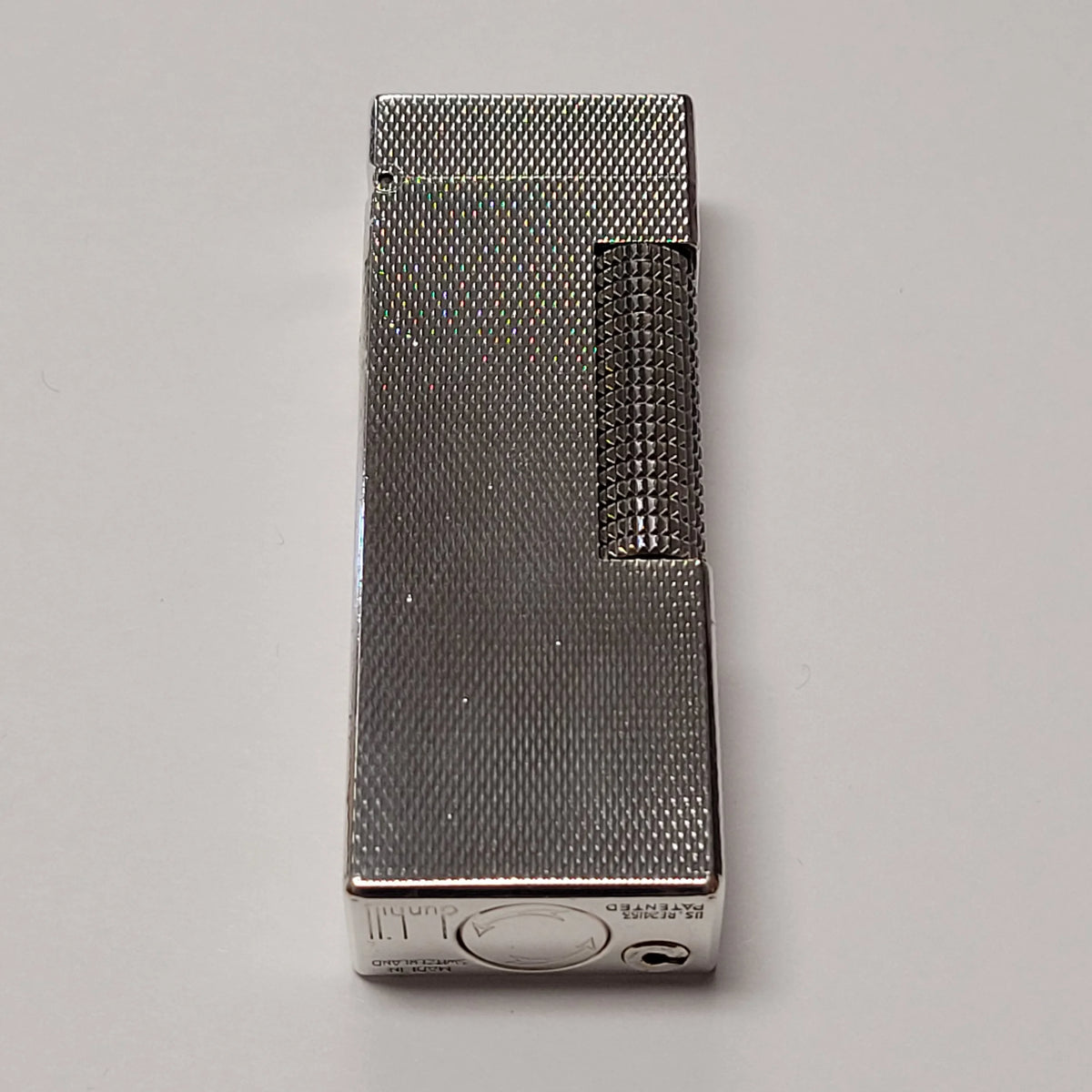 Alfred Dunhill Rollagas Silver Plated & Barley Lighter