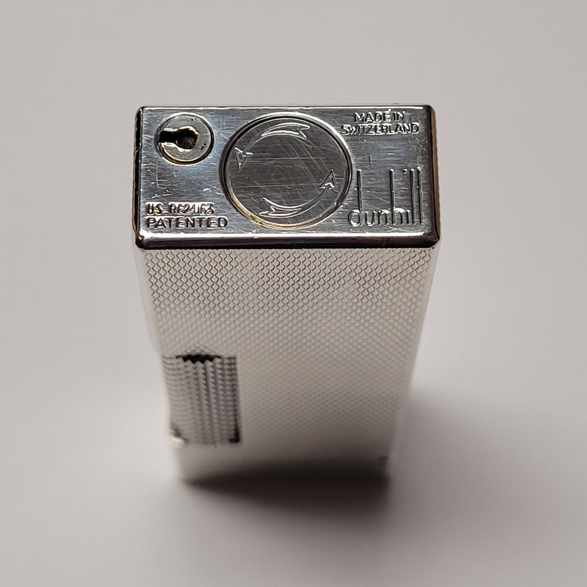 Alfred Dunhill Rollagas Silver Plated & Barley Lighter
