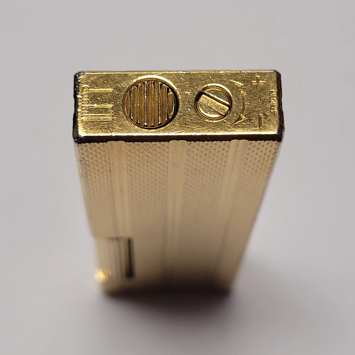 Alfred Dunhill Slimline Gold Plated Barley Lighter