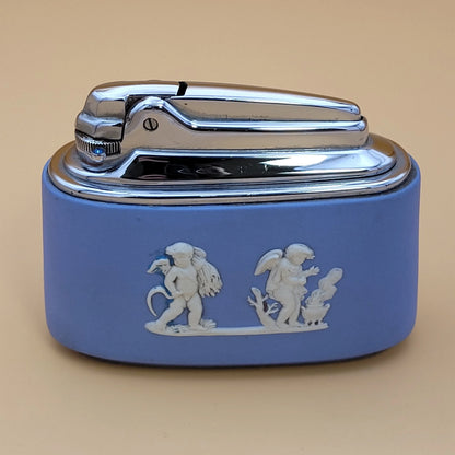 Vintage Ronson Four Seasons Wedgwood Table Lighter