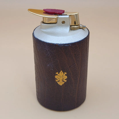Ronson Varaflame Saturn Leather Table Lighter