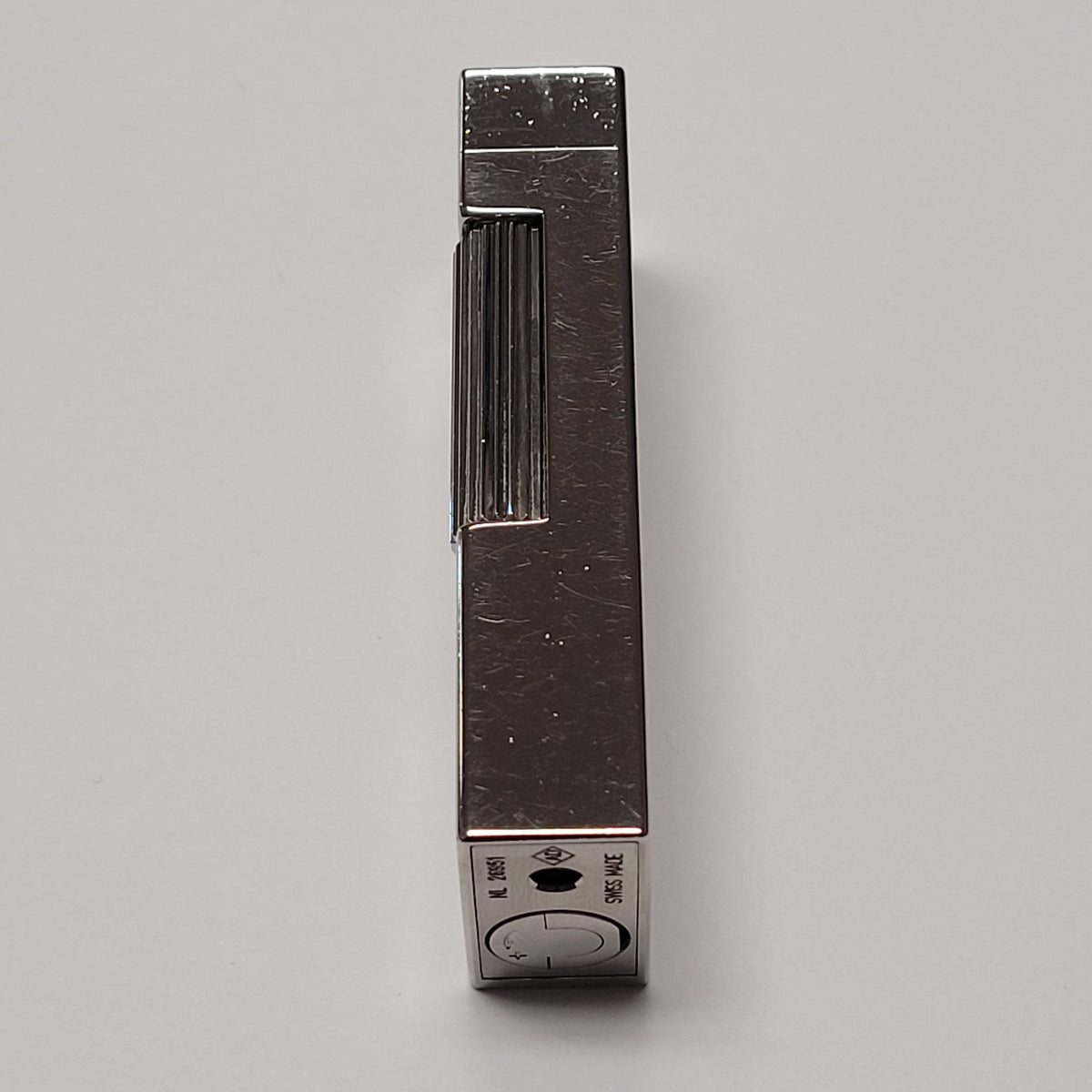 Alfred Dunhill Rollagas 2 Palladium Plated & Gears Lighter