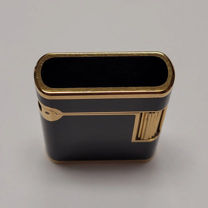 S.T. Dupont Soubreny Gold Plated & Black Lacquer Lighter