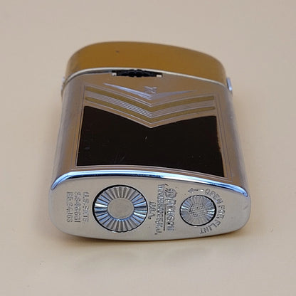 Ronson Varaflame Windlite Black Enamel Lighter