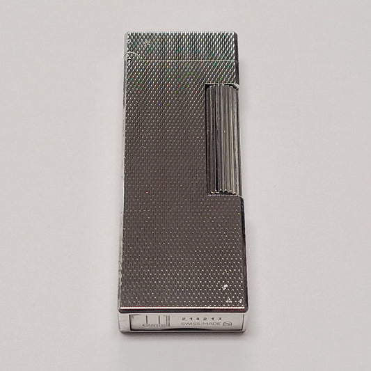 Alfred Dunhill Gemline Silver Plated Barley Lighter