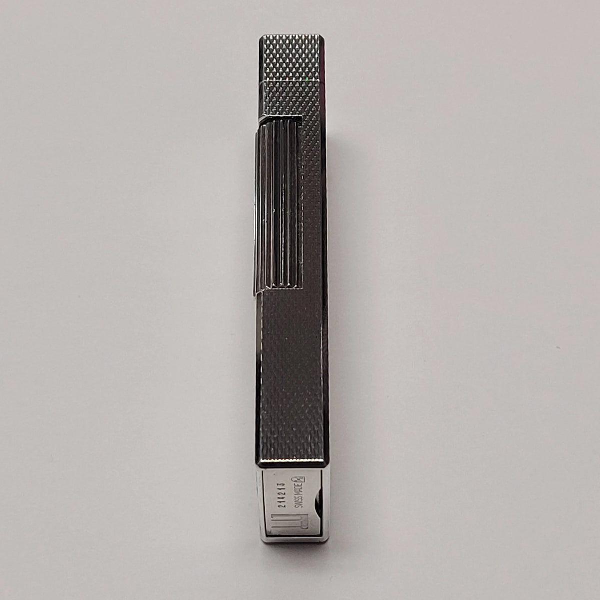 Alfred Dunhill Gemline Silver Plated Barley Lighter