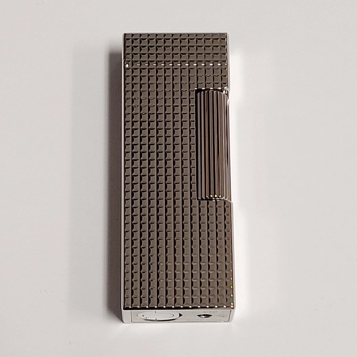 Alfred Dunhill Rollagas 2 Palladium Hobnail Lighter
