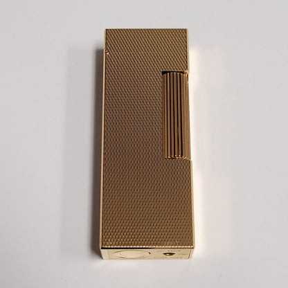Alfred Dunhill Rollagas 2 Gold Plated Barley Lighter