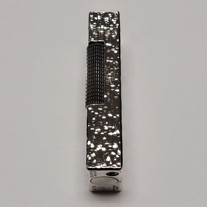 Alfred Dunhill Rollagas Bark & Silver Plated Lighter