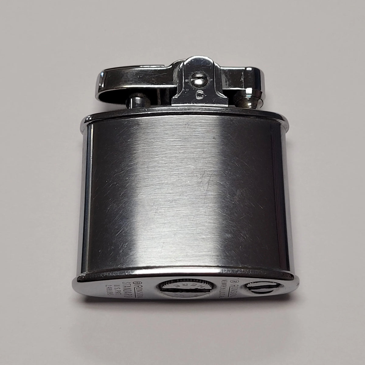 1930s Ronson Standard Art Deco Chrome Lighter