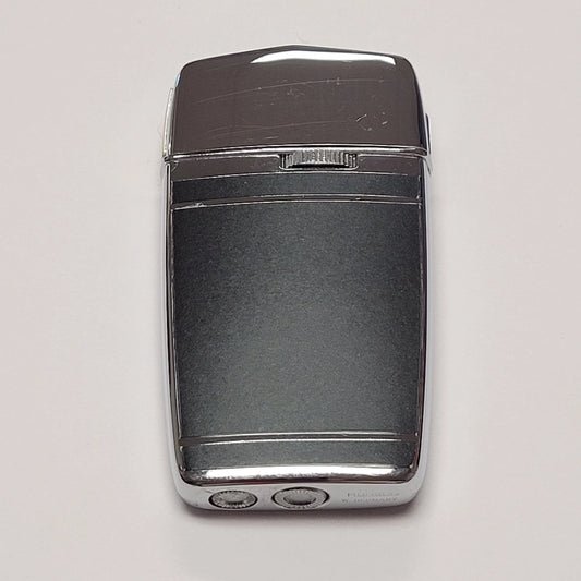 Ronson Varaflame Windlite Gray Enamel Lighter