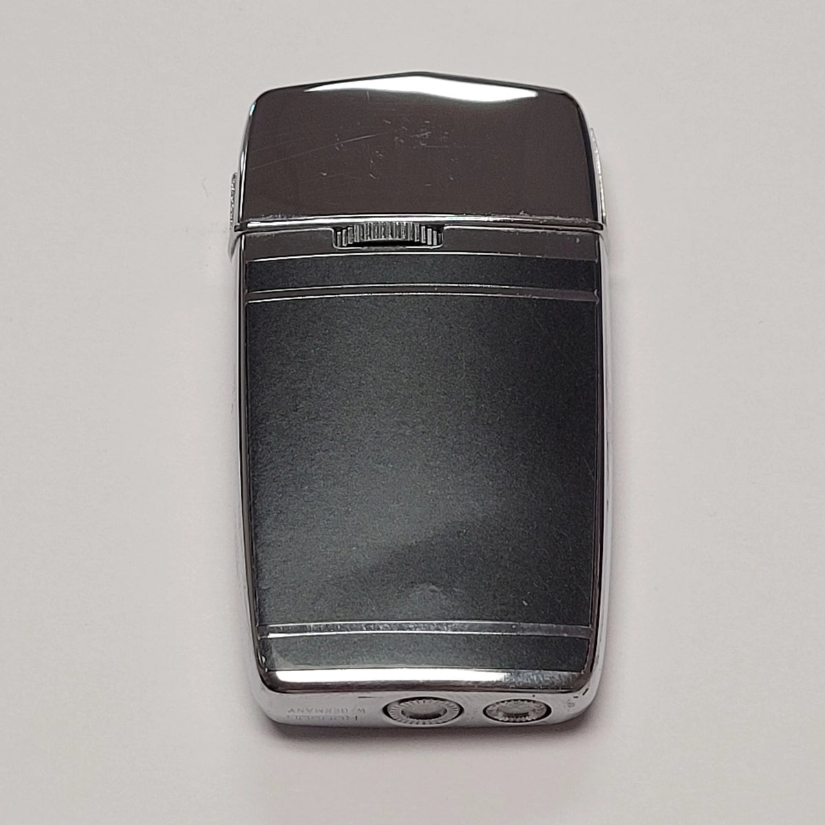 Ronson Varaflame Windlite Gray Enamel Lighter