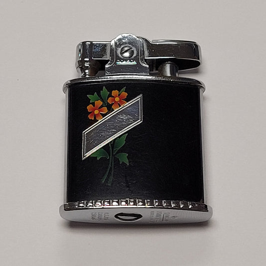 1930s Ronson Princess Floral Enamel Lighter