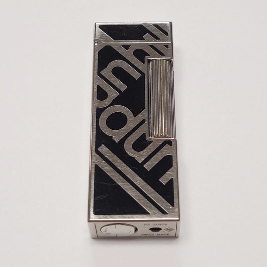 Alfred Dunhill Rollagas 2 Logo Black Lacquer Lighter