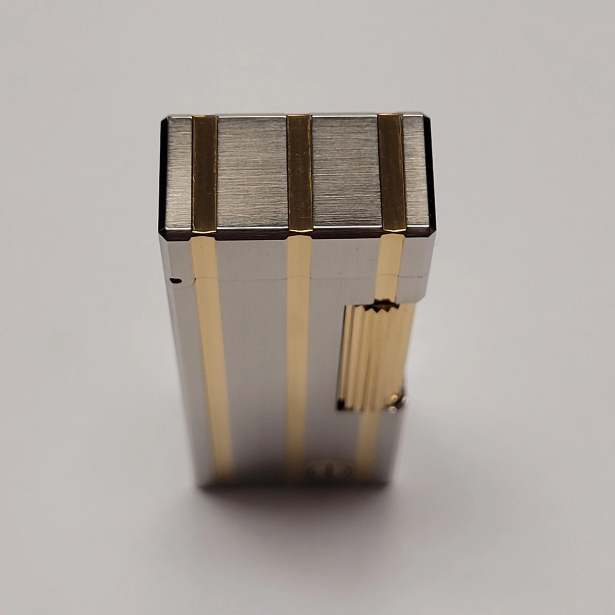Alfred Dunhill Rollagas Palladium & Gold Stripes Lighter