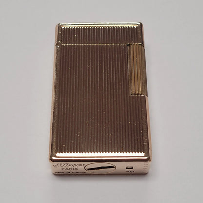 S.T. Dupont Standard Gold Plated Lines Lighter