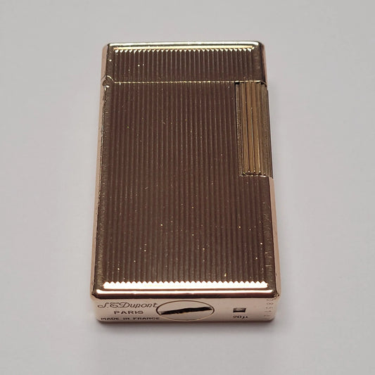 S.T. Dupont Standard Gold Plated Lines Lighter