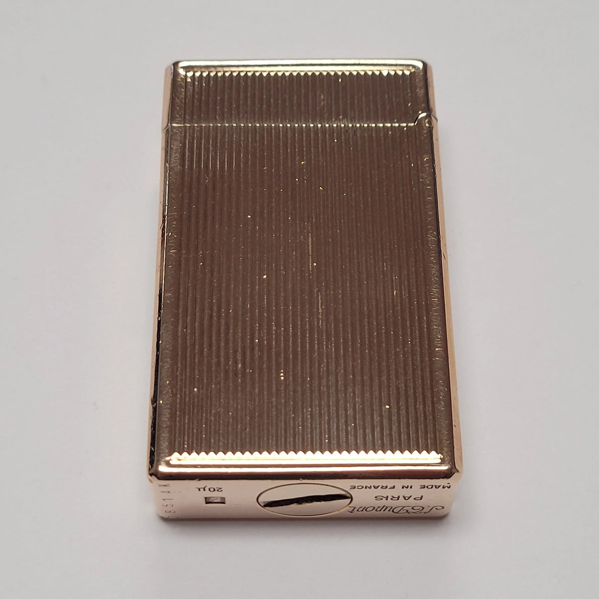 S.T. Dupont Standard Gold Plated Lines Lighter