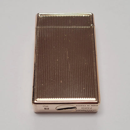 S.T. Dupont Standard Gold Plated Lines Lighter
