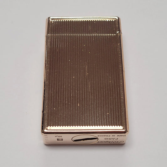 S.T. Dupont Standard Gold Plated Lines Lighter