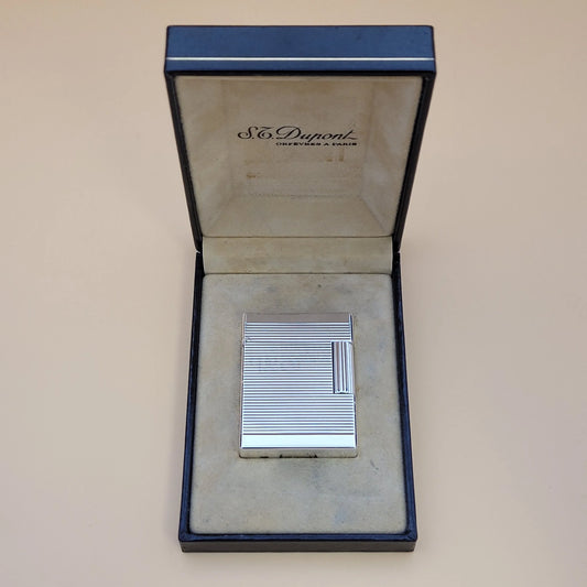 S.T. Dupont Ligne 1 Silver Plated Lines Lighter