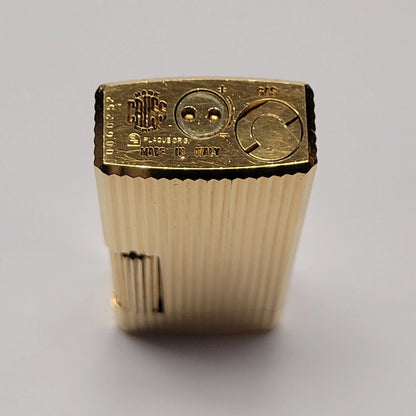 Mark Cross Gold Plated Lines Lighter