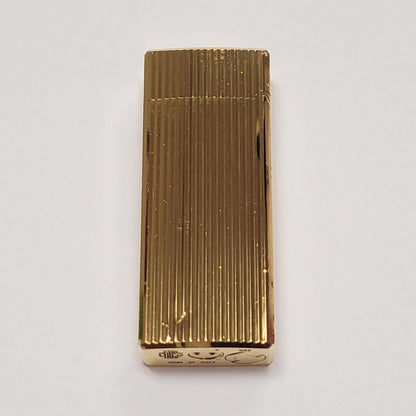 Mark Cross Gold Plated Lines Lighter