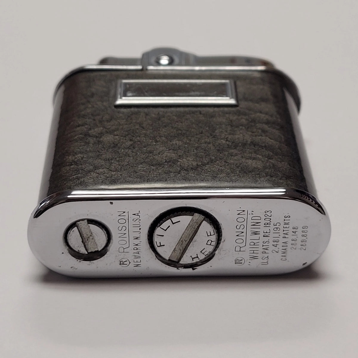 1940s Ronson Whirlwind Art Deco Enameled Lighter