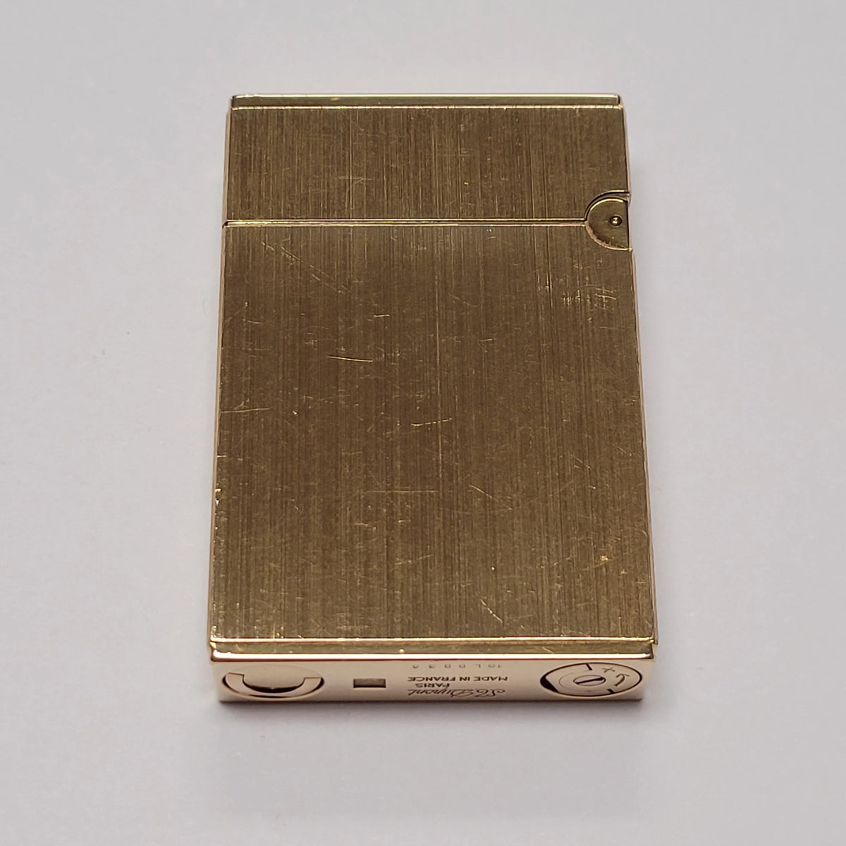 S.T. Dupont Ligne 2 Small Brushed Gold Plated Lighter