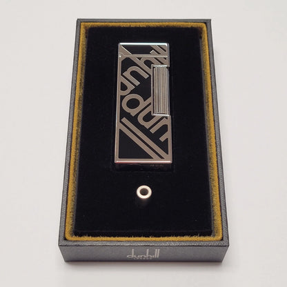 Alfred Dunhill Rollagas 2 Logo Black Lacquer Pipe Lighter