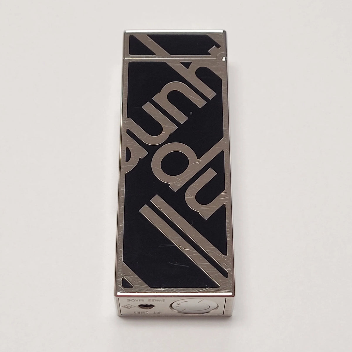 Alfred Dunhill Rollagas 2 Logo Black Lacquer Pipe Lighter