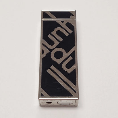 Alfred Dunhill Rollagas 2 Logo Black Lacquer Pipe Lighter