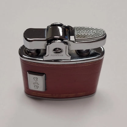 1930s Ronson Princess Red Leather Lighter