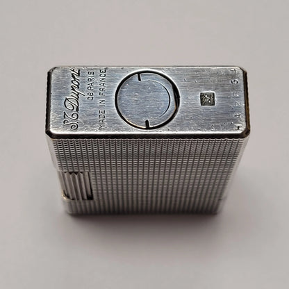 S.T. Dupont Ligne 1 Silver Plated Micro Dimaond Head Lighter