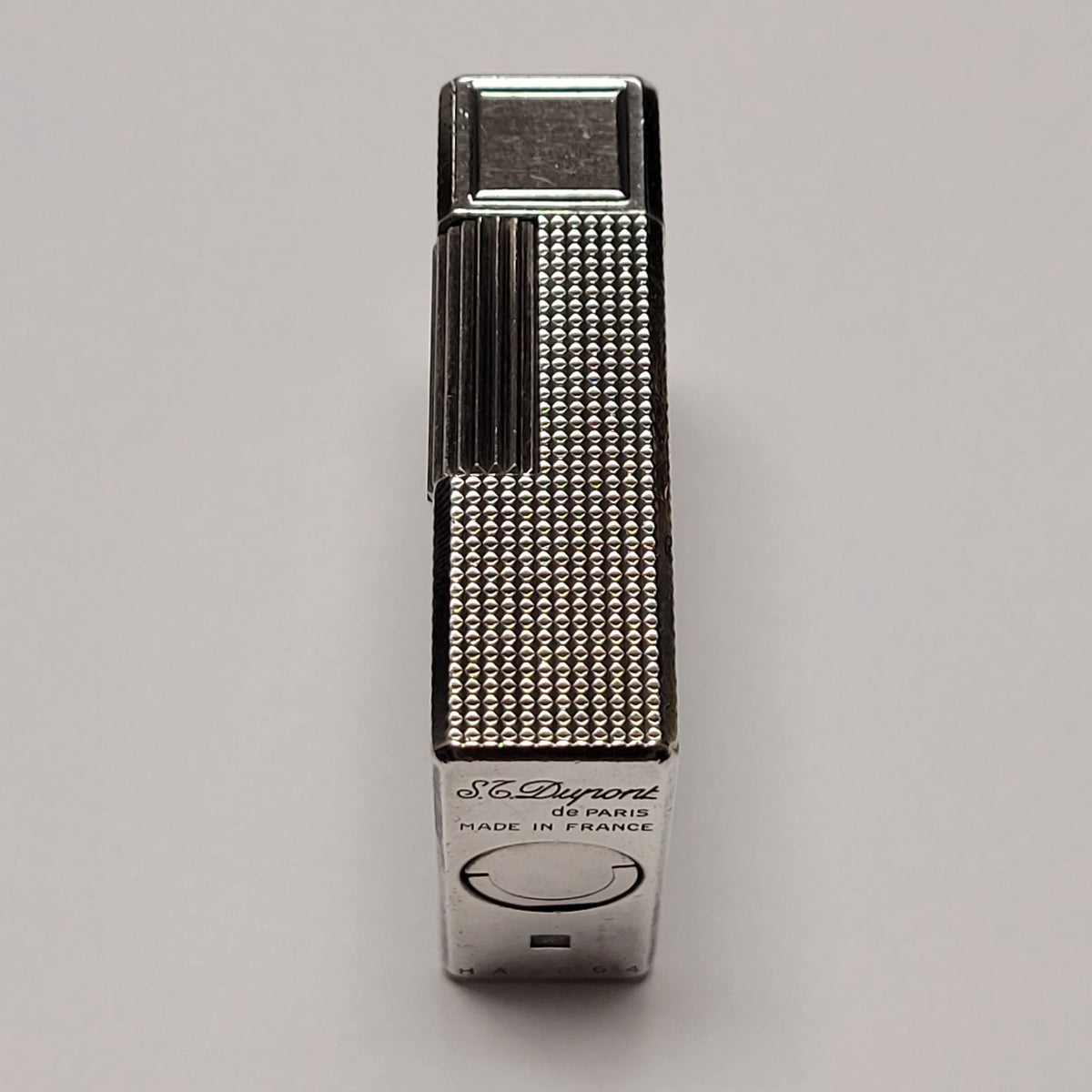 S.T. Dupont Ligne 1 Silver Plated Micro Dimaond Head Lighter