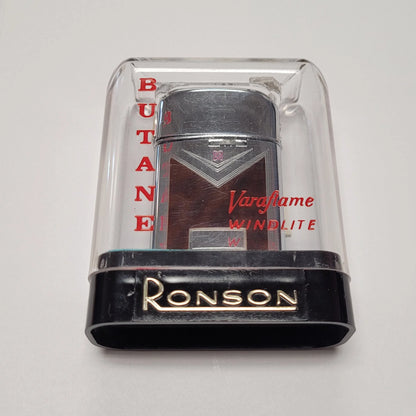 Ronson Varaflame Windlite Tortoise Enamel Lighter