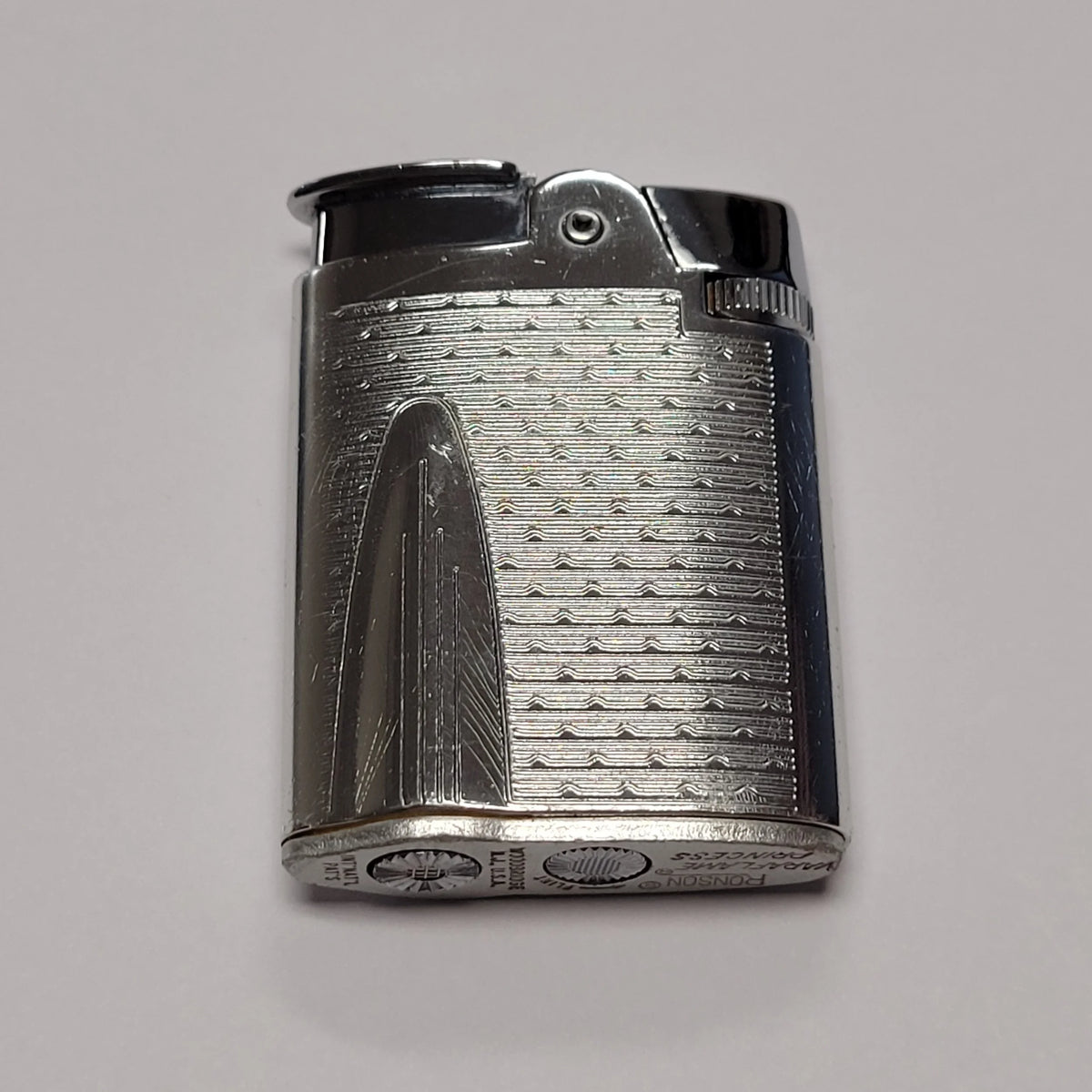 Ronson Varaflame Princess Chrome Lighter