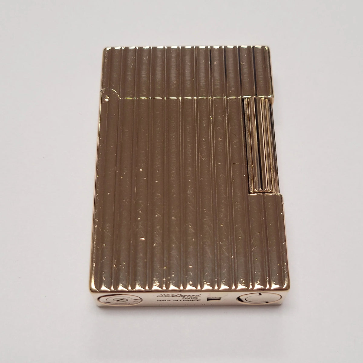 S.T. Dupont Ligne 2 Gold Plated Columns Lighter