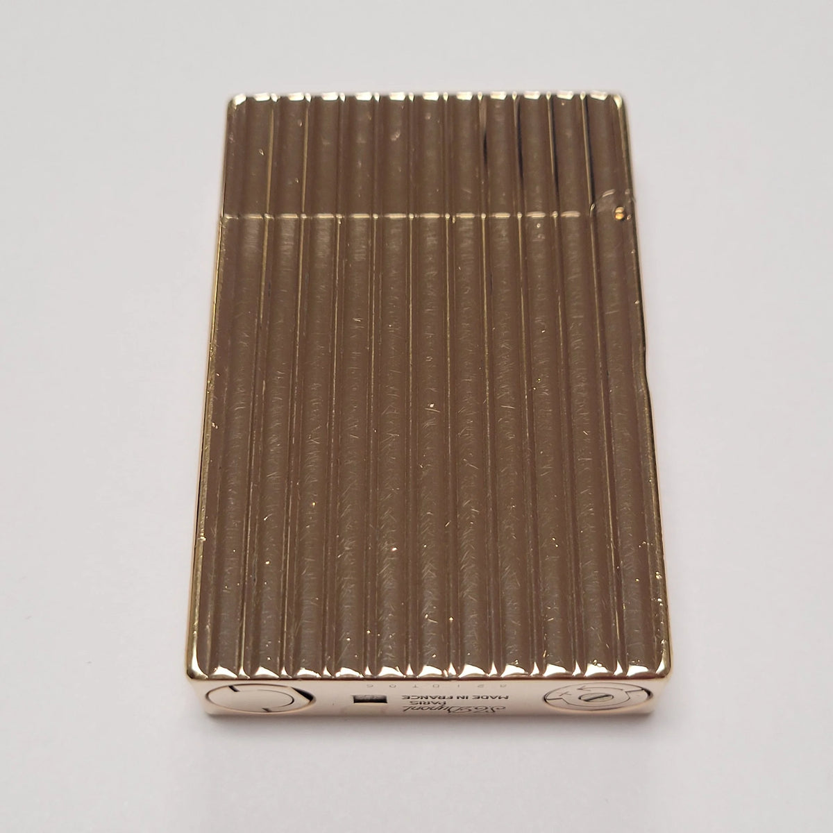 S.T. Dupont Ligne 2 Gold Plated Columns Lighter