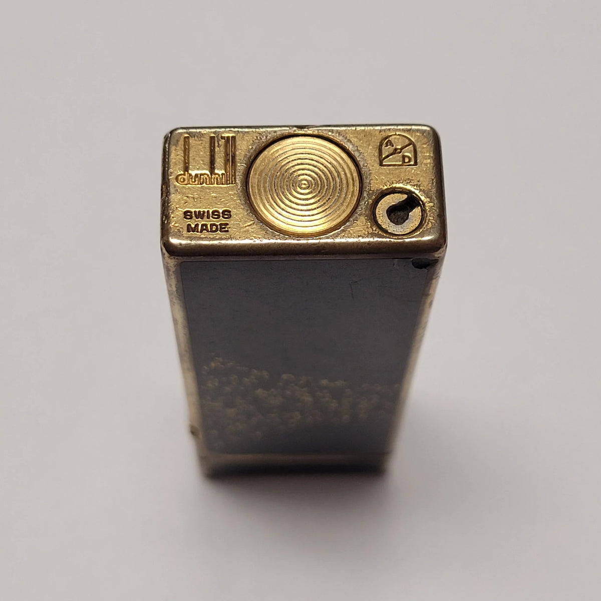 Alfred Dunhill Rollagas Gold Dust & Black Lacquer Lighter