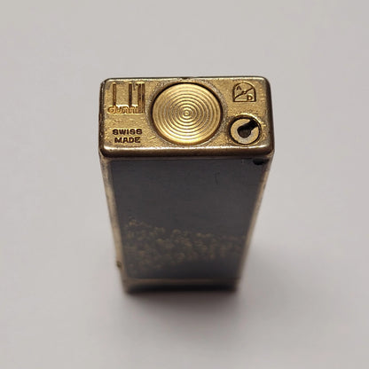 Alfred Dunhill Rollagas Gold Dust & Black Lacquer Lighter