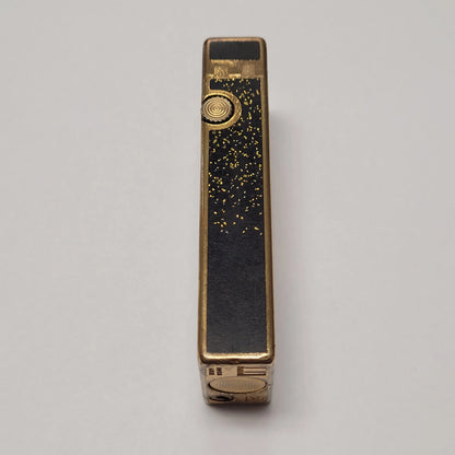 Alfred Dunhill Rollagas Gold Dust & Black Lacquer Lighter
