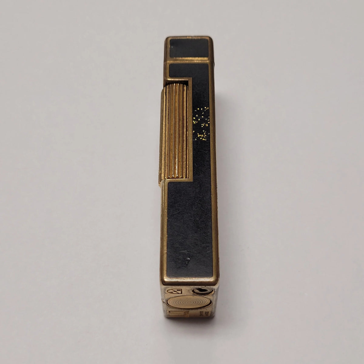 Alfred Dunhill Rollagas Gold Dust & Black Lacquer Lighter