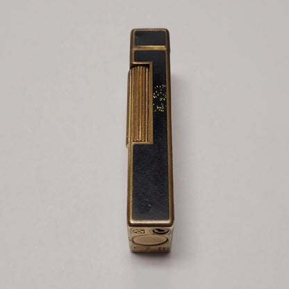 Alfred Dunhill Rollagas Gold Dust & Black Lacquer Lighter