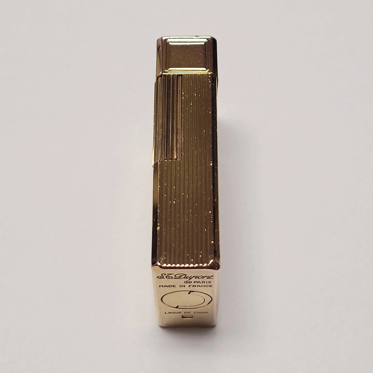 S.T. Dupont Ligne 1 Tortoise Lacquer & Gold Plated Lighter