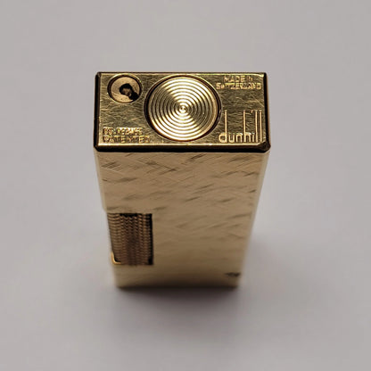 1960s Alfred Dunhill Rollagas Gold Plated & Florentine Lighter