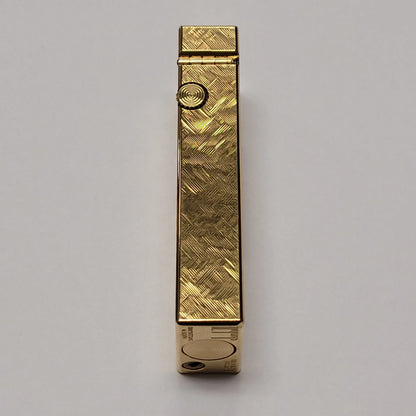 1960s Alfred Dunhill Rollagas Gold Plated & Florentine Lighter