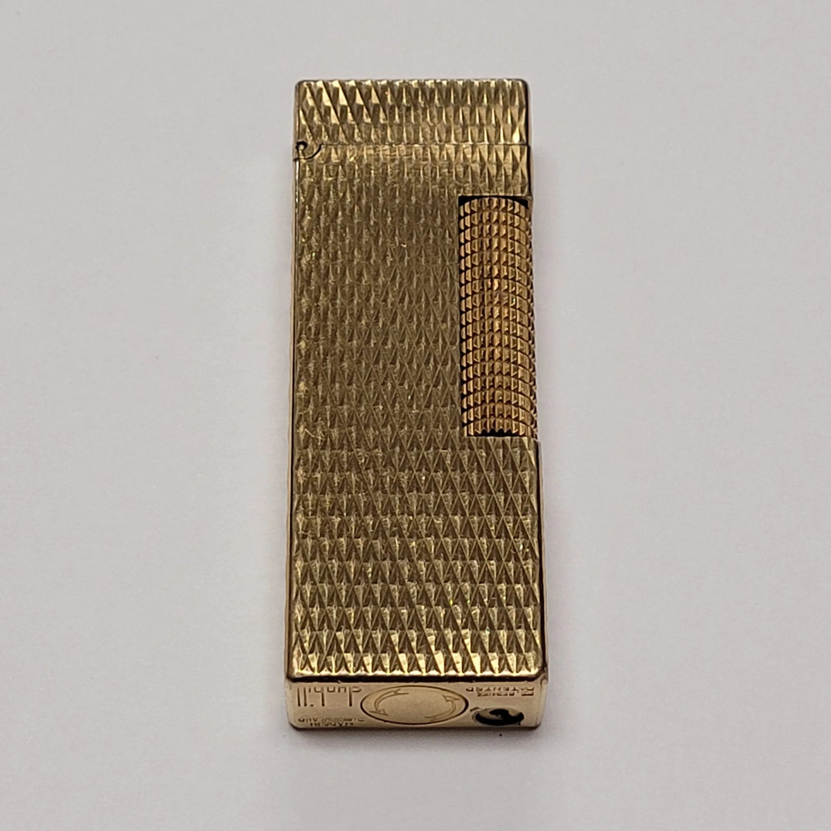 Alfred Dunhill Rollagas Gold Plated & Firehead Lighter